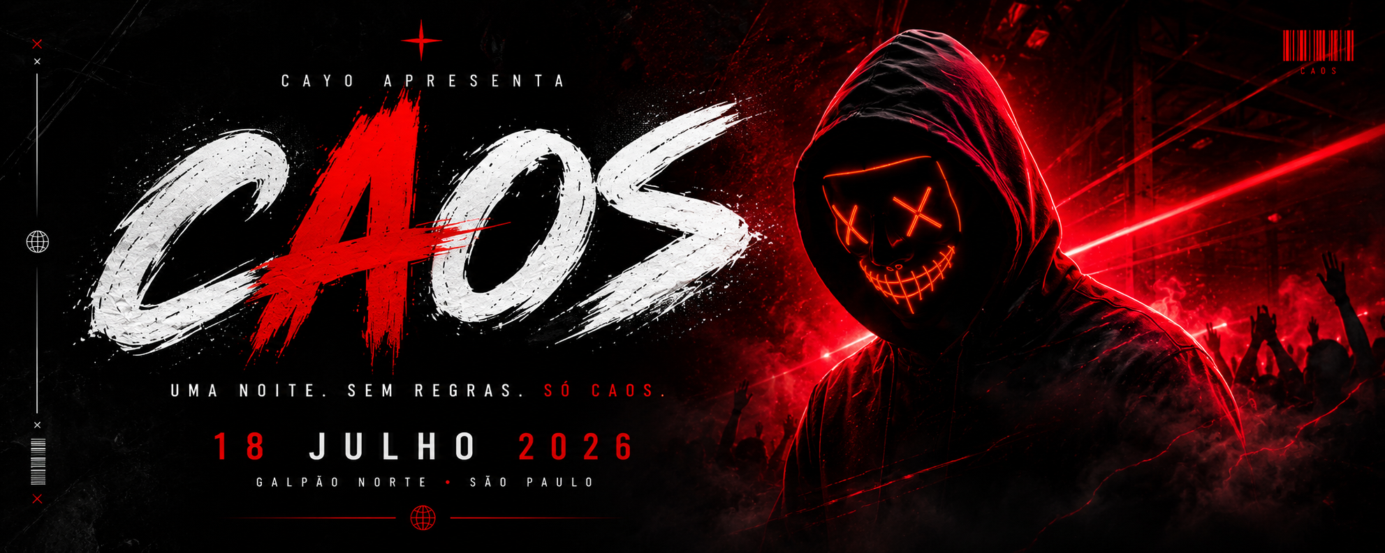 CAOS — 18 Julho 2026 · Paulínia/SP